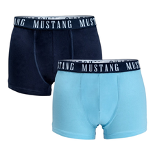 Mustang Bokserki męskie 2pak Aqua/Nightsky 4272-1052 523 M