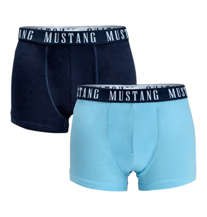 Mustang Bokserki męskie 2pak Aqua/Nightsky 4272-1052 523 M