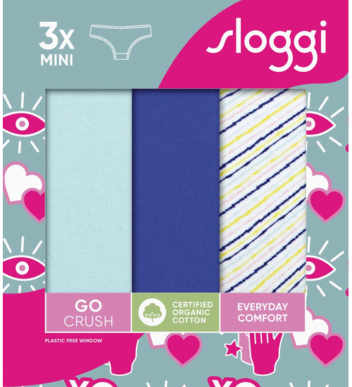 sloggi GO Crush Mini C3P Blue-Light Combination - M007 10219682*M007