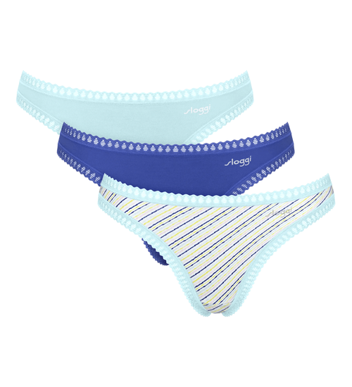 sloggi GO Crush String C3P Blue-Light Combination - M007 10219704*M007