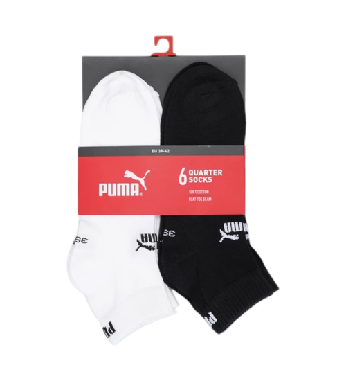 Puma skarpety PUMA ELEMENTS UNISEX QUARTER 6P 938758 03