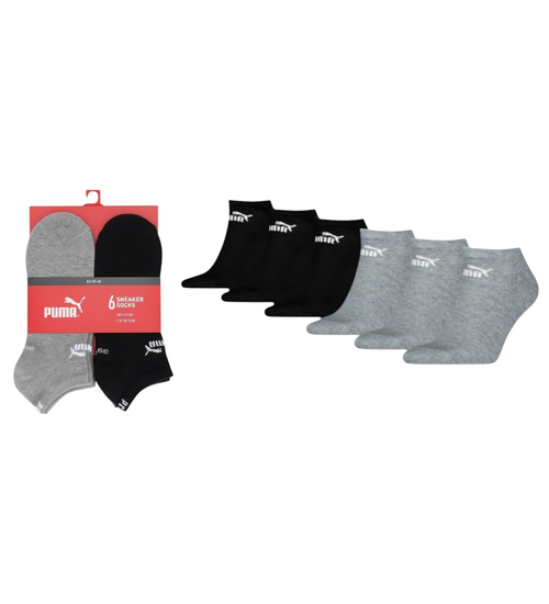 Puma skarpety PUMA ELEMENTS UNISEX SNEAKER 6P 938999 03