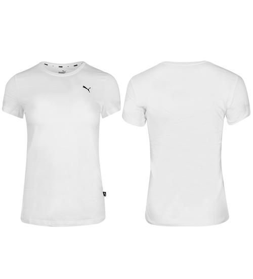 PUMA DÁMSKÉ TRIČKO ESS MALÉ LOGO TEE BÍLÉ 586776 52