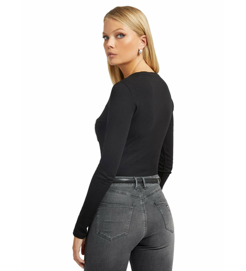 GUESS LS CN MIRELA TEE W2BI40I3Z13 JBLK L