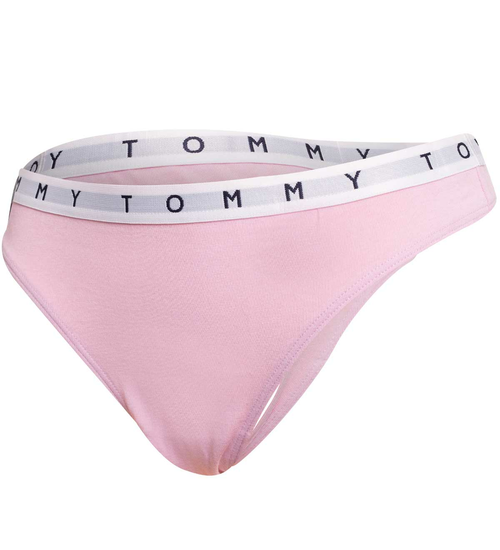 TOMMY HILFIGER DÁMSKÁ TANGA 3P THONG ZELENÉ/RŮŽOVÉ/ČERNÉ UW0UW02521 0V3
