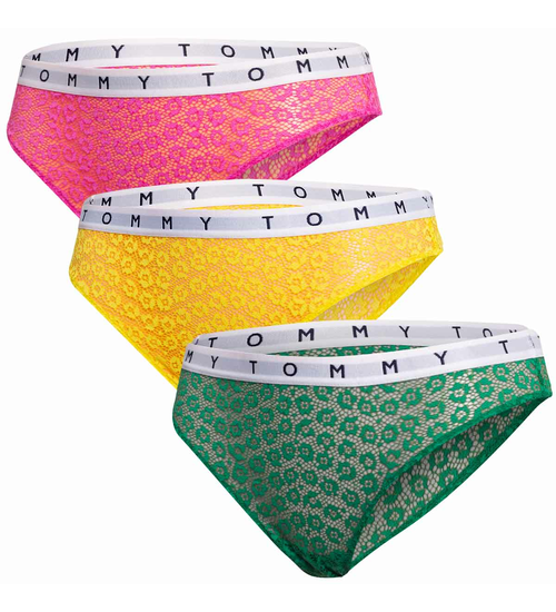 Tommy Hilfiger 3P FULL LACE BIKINI UW0UW02522 0Y0 L