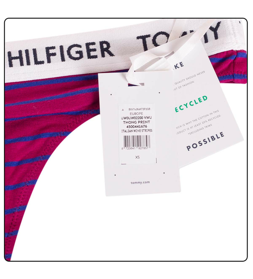 Tommy Hilfiger THONG PRINT UW0UW02200 VWU L