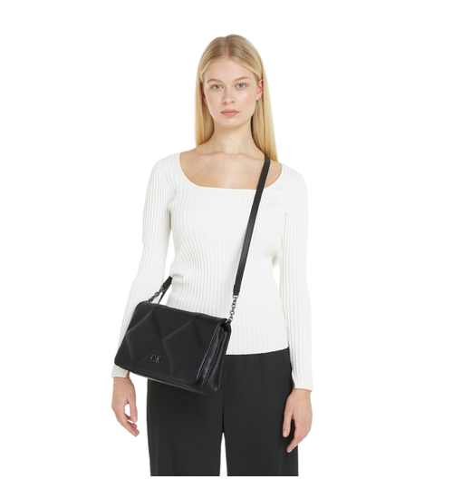 Calvin Klein RE-LOCK QUILT SHOULDER BAG K60K611021 BAX
