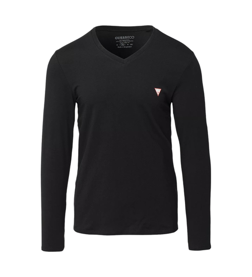 GUESS PÁNSKÉ TRIČKO S DLOUHÝM RUKÁVEM VN LS CORE TEE BLACK M2YI08J1314 JBLK