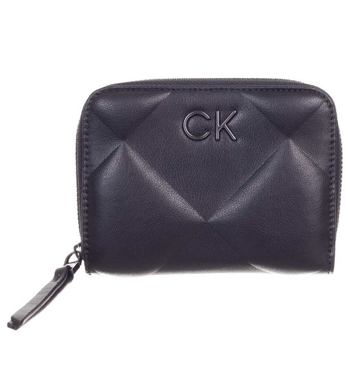 CALVIN KLEIN BEZPEČNÁ DÁMSKÁ PENĚŽENKA RE-LOCK QUILT ZA WALLET MD BLACK K60K610785 BAX