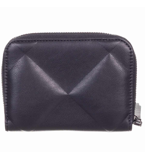 CALVIN KLEIN BEZPEČNÁ DÁMSKÁ PENĚŽENKA RE-LOCK QUILT ZA WALLET MD BLACK K60K610785 BAX