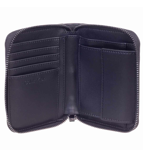 CALVIN KLEIN BEZPEČNÁ DÁMSKÁ PENĚŽENKA RE-LOCK QUILT ZA WALLET MD BLACK K60K610785 BAX