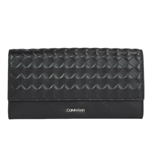 Calvin Klein CALVIN MINI QUILT LARGE TRIFOLD K60K611895 BEH