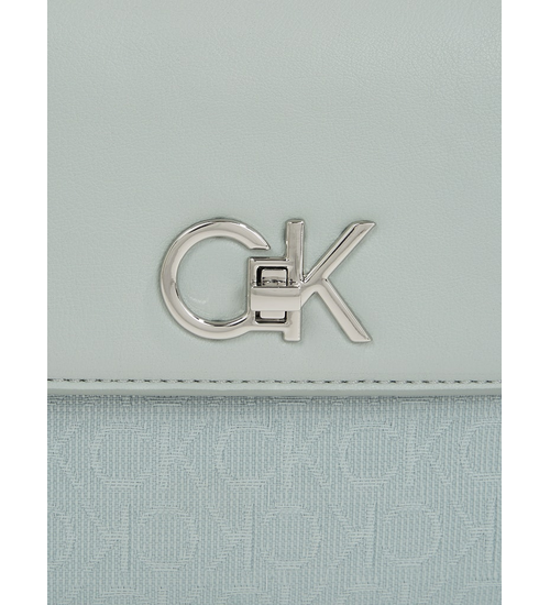 Calvin Klein RE-LOCK DOUBLE GUSETT BAG_JCQ K60K611877 PEB
