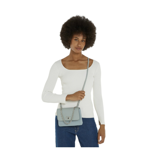 Calvin Klein RE-LOCK DOUBLE GUSETT BAG_JCQ K60K611877 PEB