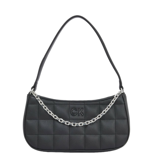 Calvin Klein SQUARE QUILT CHAIN ELONGATED BAG K60K612017 BEH