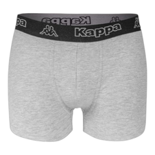 Kappa bokserki męskie 2 pak czarny/szary melanż 710947 15-4101M XXL