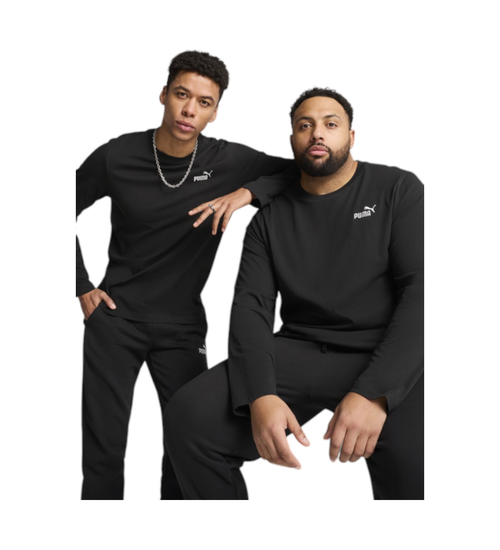 Puma ESS No. 1 Logo Longsleeve Tee PUMA Blac 682546 01 S